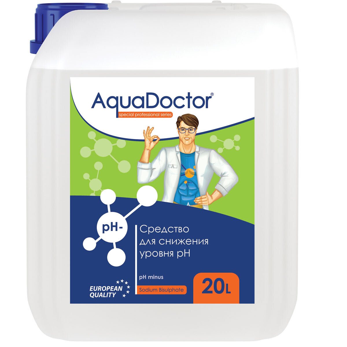 Жидкое средство для снижения pH AquaDoctor pH Minus (Серная 35%)