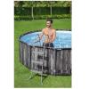 Каркасный бассейн Bestway Wood Style 5614Z (427х107 см) с картриджным фильтром, тентом и лестницей